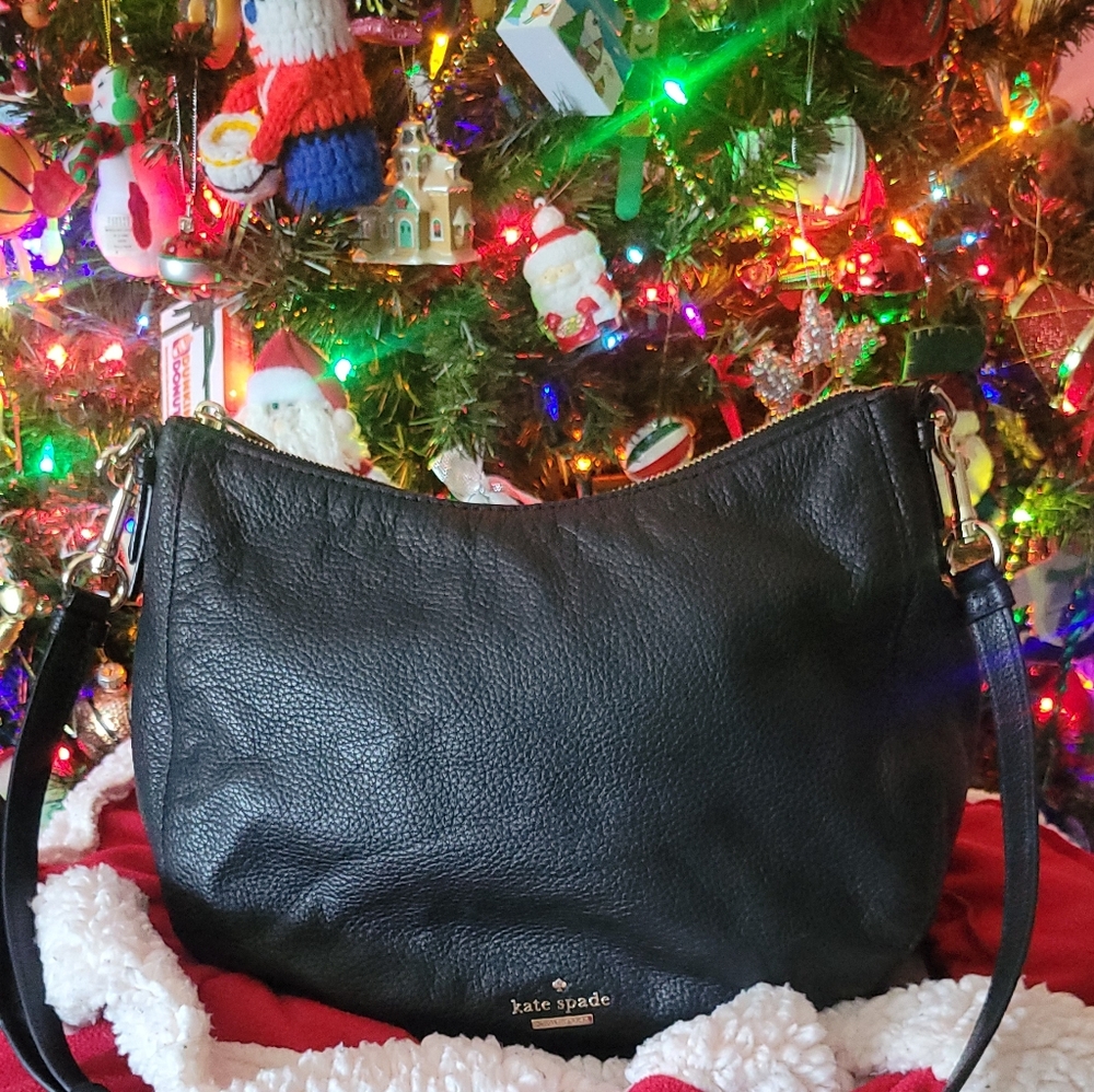 Kate Spade New York Jackson Street Mylie Leather Shoulder Pebbled Hobo Bag